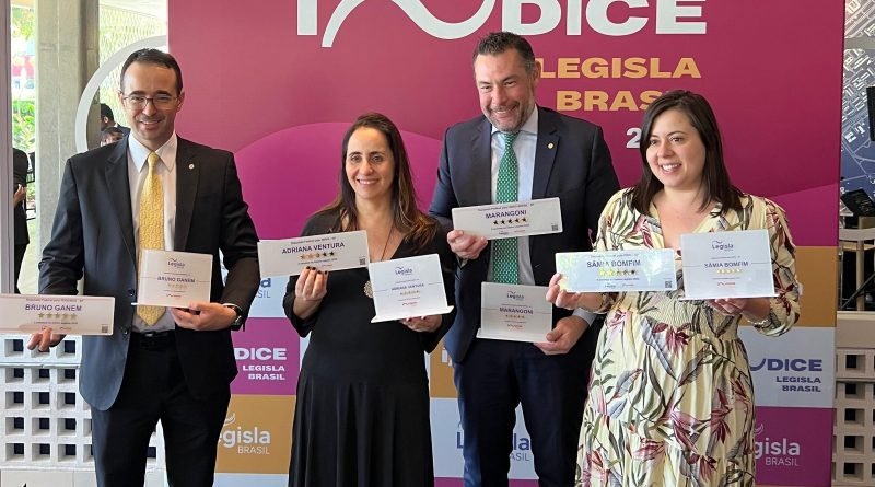 Bruno Ganem é homenageado como parlamentar "cinco estrelas"