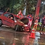 Motoristas ficam gravemente feridos em acidente no bairro Planalto; veja vídeo