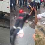 Motociclista morre após ser atropelado por ônibus em Manaus.
