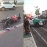Vídeo: Militar morre ao ser arremessado de moto em acidente na Ponta Negra