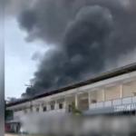 VÍDEO: incêndio atinge base militar na Ponta Negra em Manaus