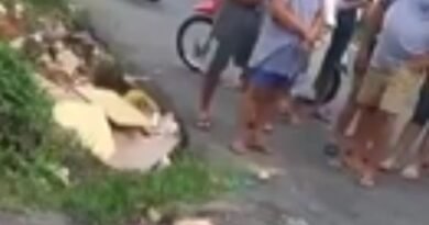 VÍDEO: Corpo de homem amarrado é abandonado em rua após ser morto a tiros em Manaus