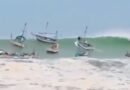 VÍDEO: Ondas gigantes atingem litoral do Peru e provocam fechamento de portos