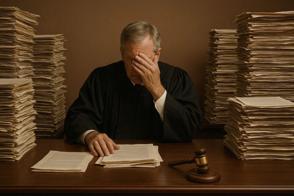 Judiciário brasileiro enfrenta congestionamento crítico