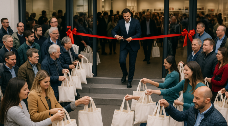 Brindes personalizados criam vínculo em inaugurações