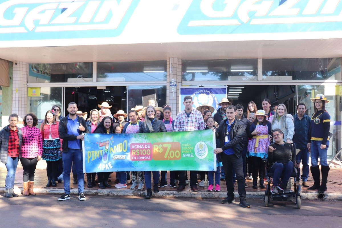 Grupo Gazin lança 5ª Campanha “Pintando o 7” em Apoio à Apae