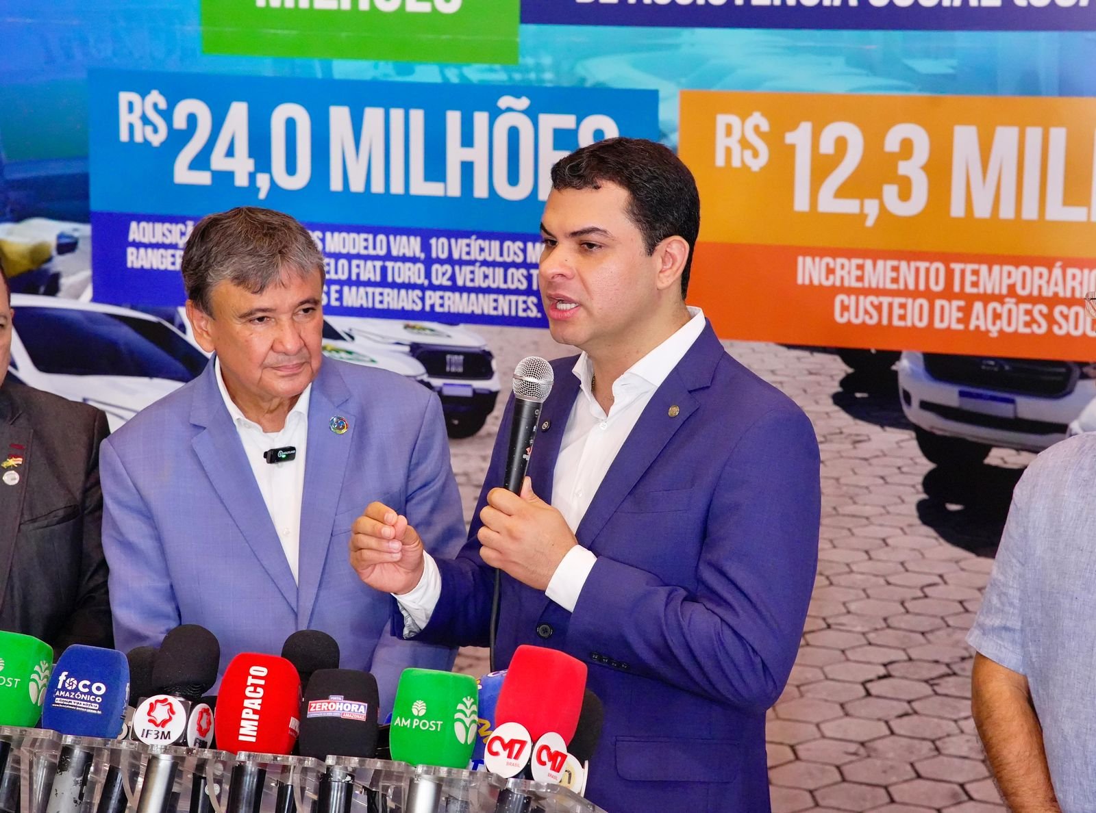 Ministro prestigia lançamento de programa social lançado por Saullo Vianna e David Almeida