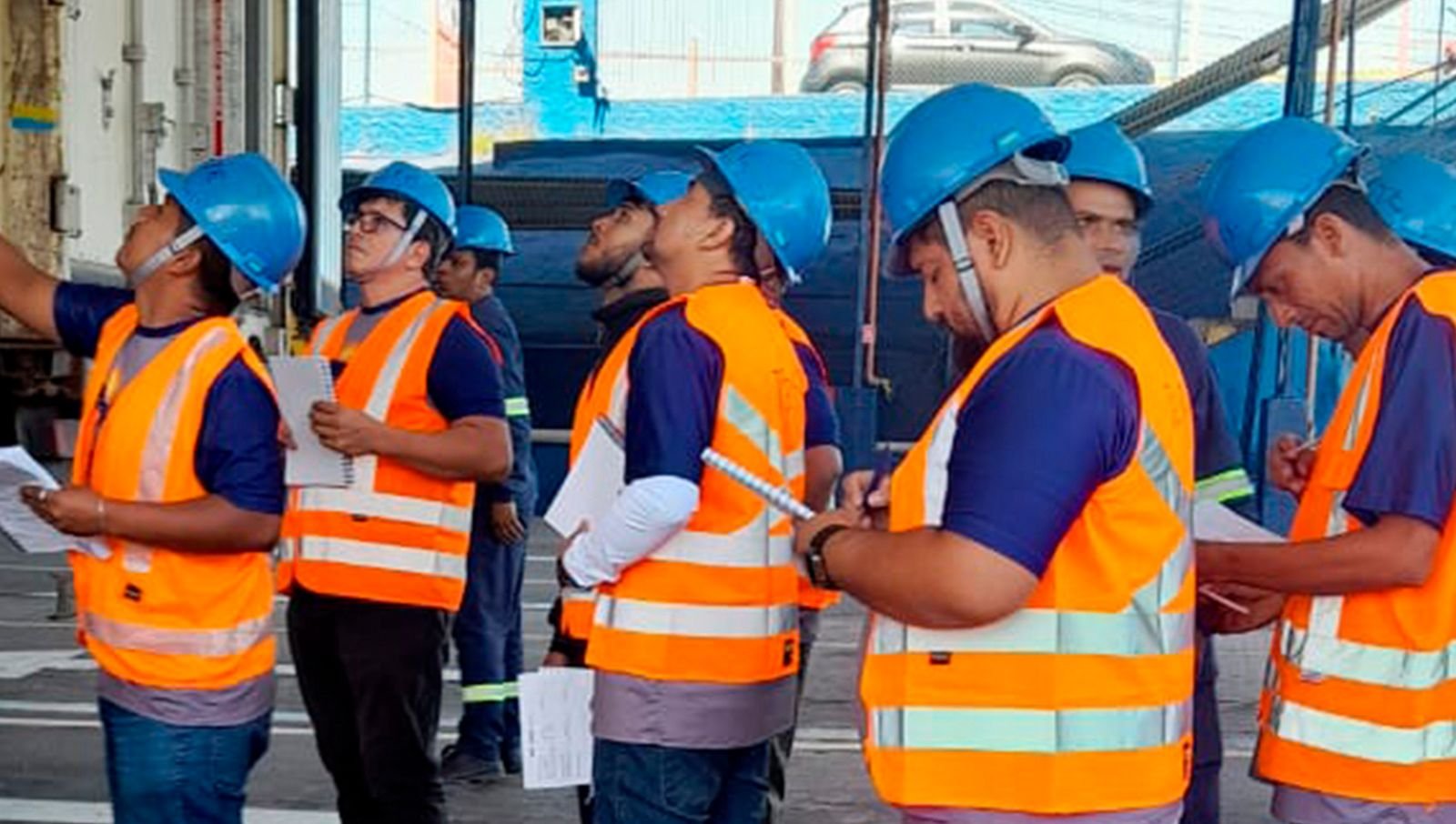 Grupo Chibatão iniciou a turma de vistoriadores de contêiner com apoio do Prosperar Manaus