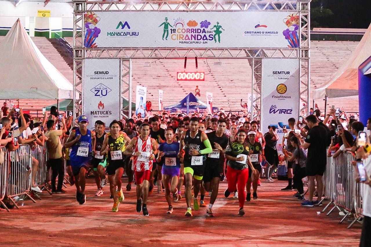 1ª Corrida das Cirandas reúne mais de 2 mil atletas e entra para a história de Manacapuru