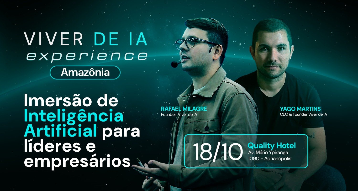 Manaus recebe o Viver de IA Experience Amazônia – Imersão prática em Inteligência Artificial para negócios