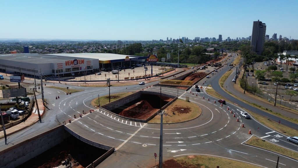 Novo viaduto em Maringá já impacta comércio local