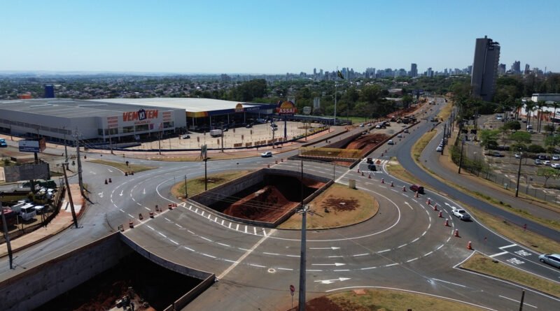 Novo viaduto em Maringá já impacta comércio local