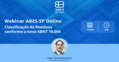 ABES-SP promoverá webinar gratuito sobre nova norma de resíduos