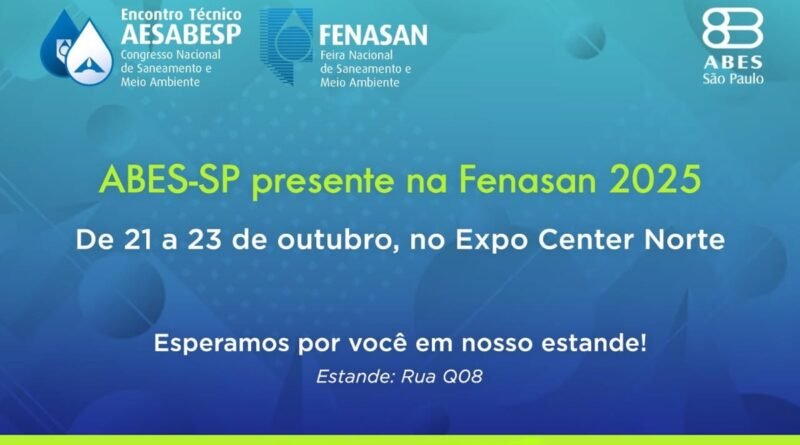 ABES-SP lança 5ª ed. de "Abastecimento de Água" na Fenasan