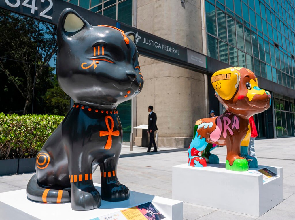 Esculturas da Art for Pets ocupam ruas e praças de São Paulo