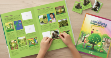 Álbum de figurinhas ensina história do Limão Taiti em Anhanguera-GO