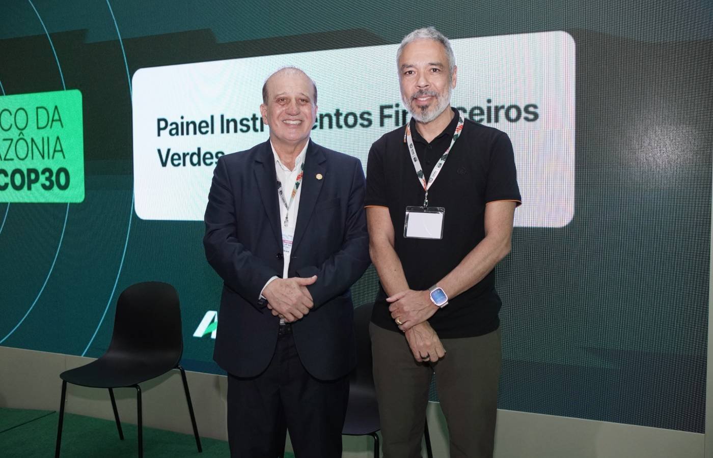 Durante a programação oficial da COP30, autoridades discutiram os caminhos da transição verde na Amazônia.