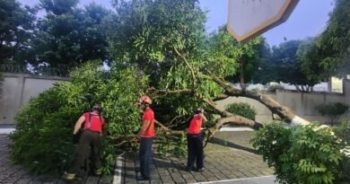 Corpo de Bombeiros atendeu 45 ocorrências após forte chuva em Manaus