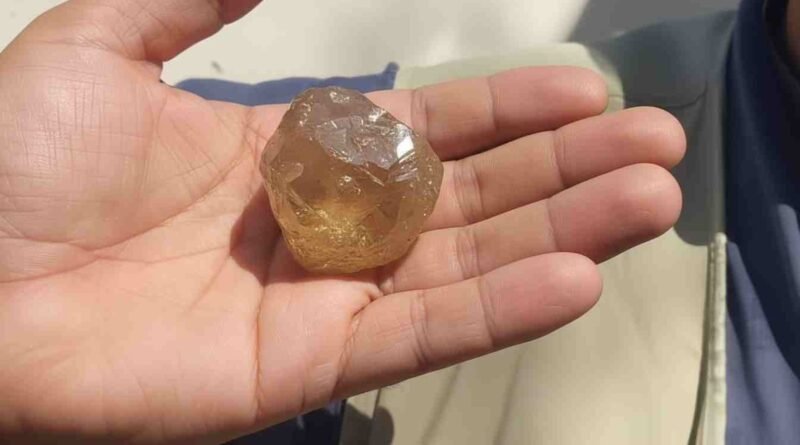 Segundo maior diamante do Brasil é descoberto em MG
