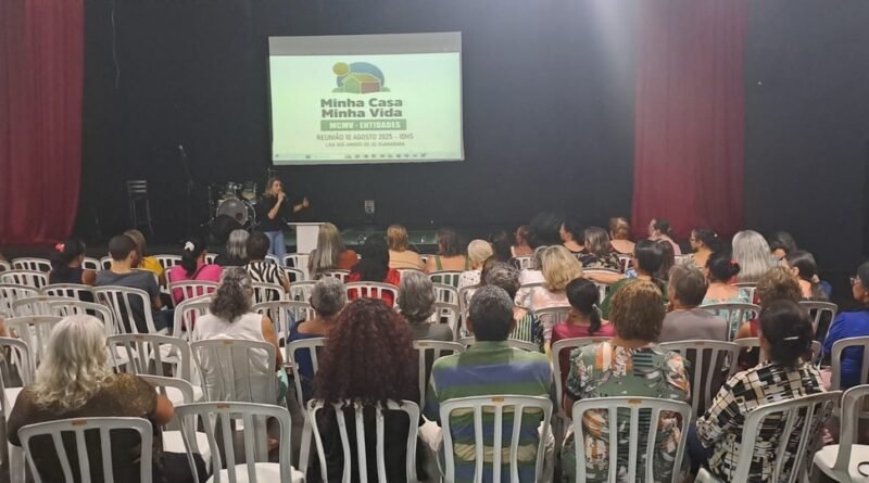 Modalidade Entidades do Minha Casa Minha Vida mobiliza famílias em Goiânia