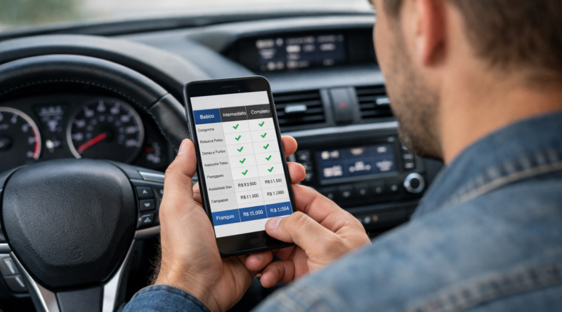 Comparação digital orienta busca por seguro de carro em 2026