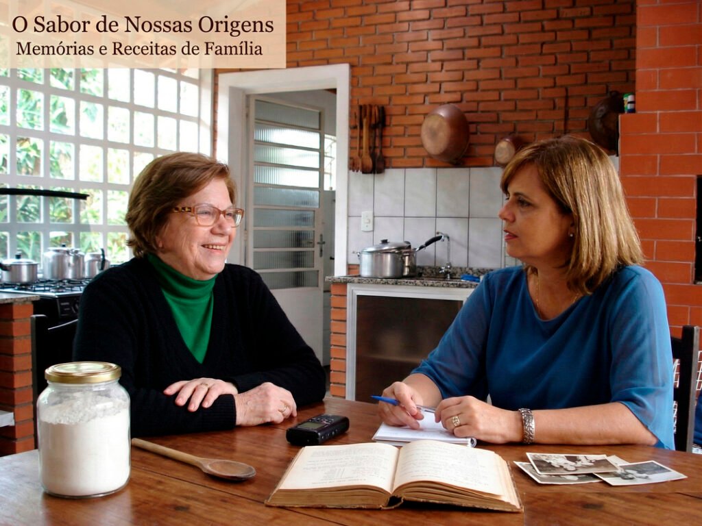 Projeto registra memórias familiares por meio de receitas e histórias