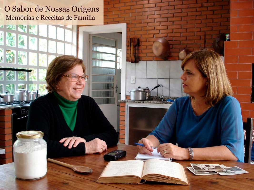 Projeto registra memórias familiares por meio de receitas e histórias