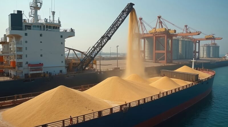 Terminal aumenta em 15% produtividade na exportação de grãos