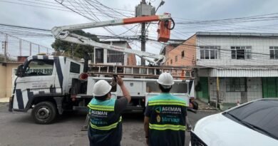 Prefeitura de Manaus amplia capacidade da iluminação pública em ruas do bairro São Francisco
