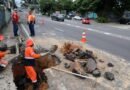 Com ação rápida, Prefeitura de Manaus corrige rompimento e recupera drenagem na avenida Umberto Calderaro Filho
