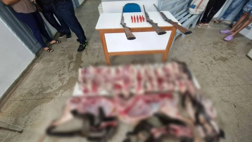 Seis homens são presos por caça ilegal e porte de arma no interior do Amazonas