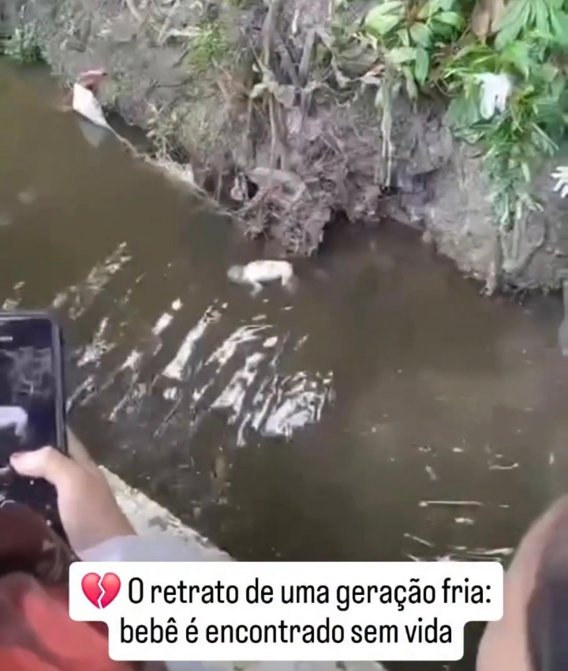 Bebê recém-nascido é encontrado sem vida e caso gera indignação nas redes sociais