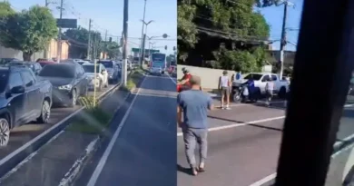 Manhã de acidentes: ocorrências com feridos afetam trânsito em avenidas de Manaus; veja vídeo