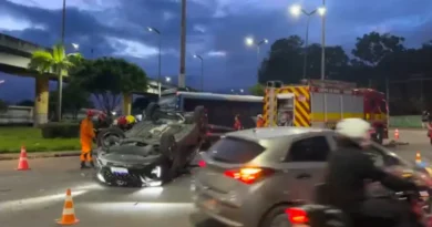 Fatalidade na Zona Leste: capotamento deixa vítima fatal na Bola do Coroado, em Manaus