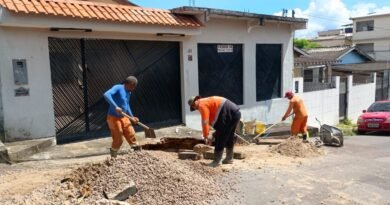 Prefeitura de Manaus realiza intervenção em rede de drenagem no bairro Alvorada