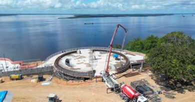 Obra do Parque Encontro das Águas avança e conclui etapa crucial de contenção em Manaus