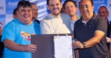 Prefeito de Manaus assina primeira ordem de serviço e inicia obra na zona Leste