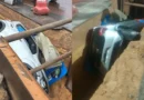 Carro ultrapassa sinalização e cai dentro de vala de obras da Cigás no Nova Cidade; veja vídeo