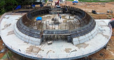 Obra da Oca Niemeyer avança e Prefeitura de Manaus chega a quase metade da concretagem da cúpula