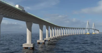 Primeiras peças da Ponte Salvador-Itaparica chegam à Bahia após viagem de 17 mil quilômetros
