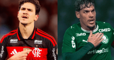 Flamengo e Palmeiras fazem duelo pela liderança do Brasileirão neste sábado no Maracanã