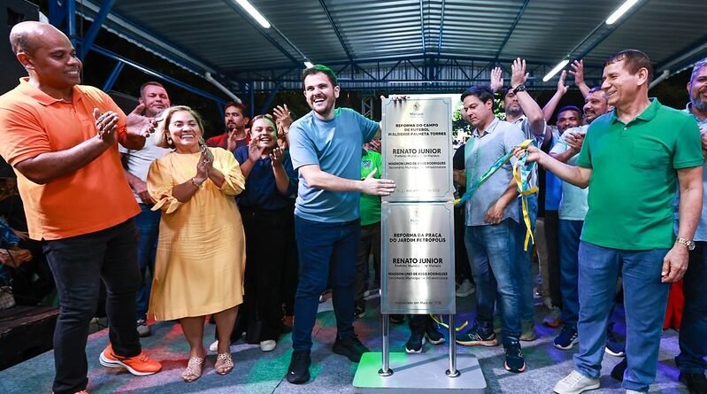 Renato Junior entrega 39º espaço esportivo e revitaliza complexo no Jardim Petrópolis