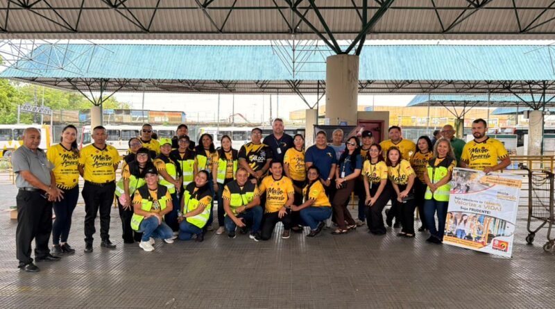 Prefeitura de Manaus intensifica ações do Maio Amarelo no Terminal 5