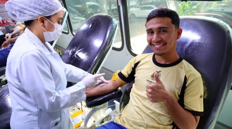 Doação de sangue no TCE-AM supera 70 bolsas e reforça estoques no Amazonas
