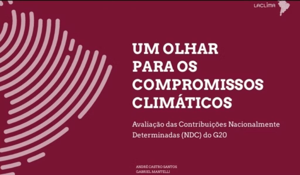LACLIMA lança relatório sobre metas do G20 rumo a 2035