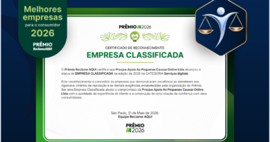 Procjus é classificada para o Prêmio Reclame AQUI 2026