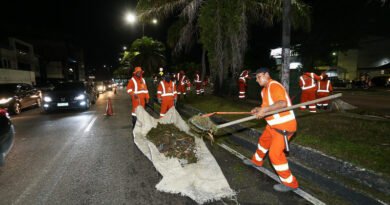 Prefeitura de Manaus recolhe 50 toneladas de resíduos em operação noturna com mais de 500 trabalhadores