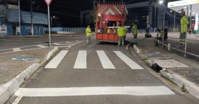 Prefeitura intensifica sinalização viária em diversas zonas de Manaus para aumentar segurança no trânsito