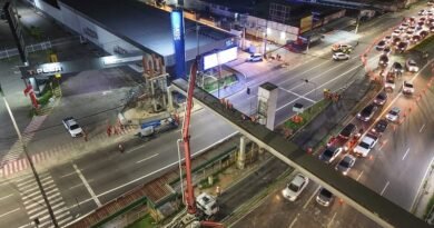 Prefeito Renato Junior acompanha concretagem da nova passarela Santos Dumont em Manaus