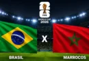 Brasil encara Marrocos em duelo decisivo na Copa do Mundo de 2026
